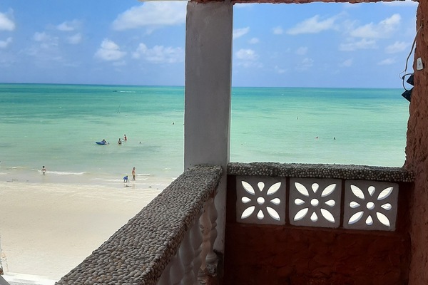 Superior Double Room, 1 King Bed, Beach View | Living area | 40-inch flat-screen TV with digital channels