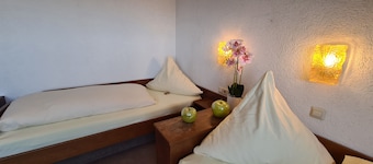 Double room mountain view with 2 single beds - Pension Hauber