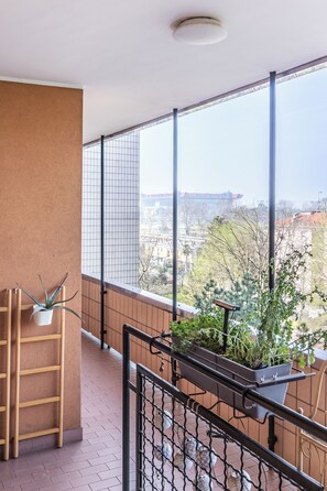 Blick von der Unterkunft