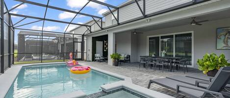 Una piscina climatizada