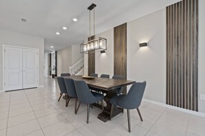 Dining - Last Minute Disney! Private Pool, Hot Tub, Game Room & Themed Bedrooms. Book Now! #121731 (Orlando)