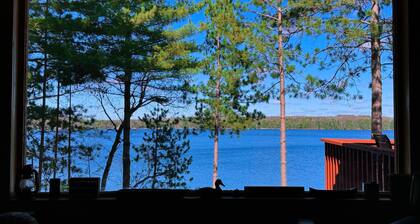 Escape to the Lake - Rustic 3-bedroom log-sided cabin nestled amongst the pines