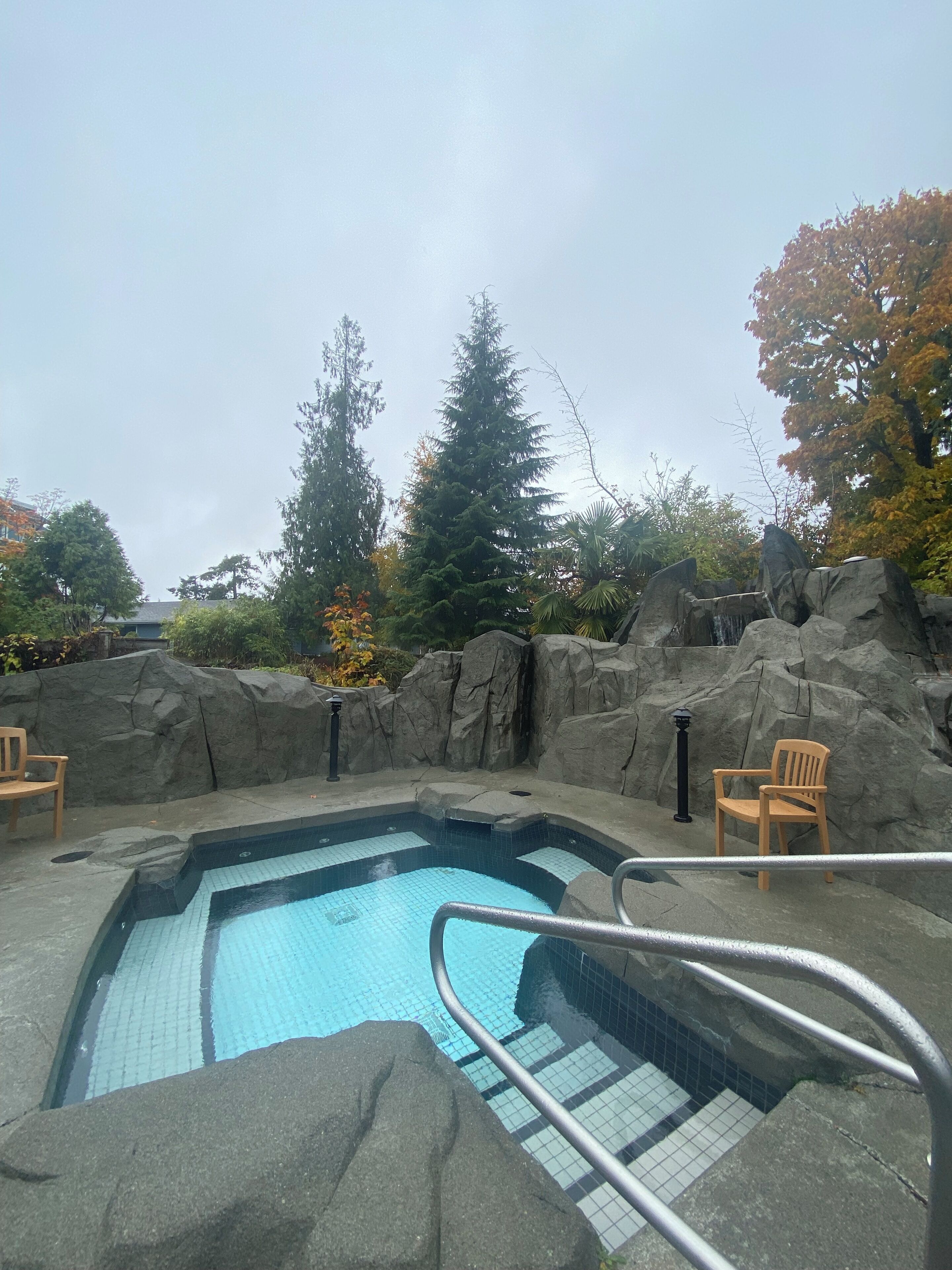 Indoor pool, a heated pool
