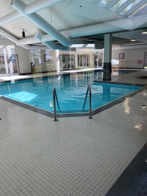 Indoor pool, a heated pool