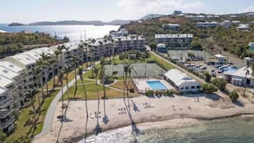 Sun loungers, beach towels