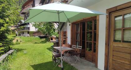 Ground floor apartment 55 m2 + garden in chalet, near resort center, quiet location