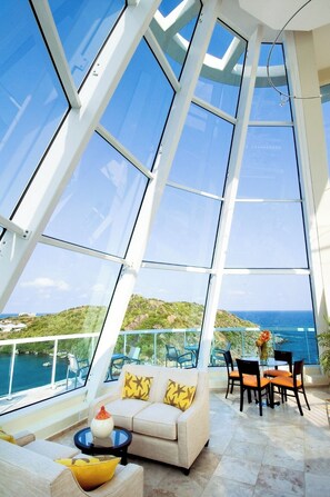 Blick von der Unterkunft