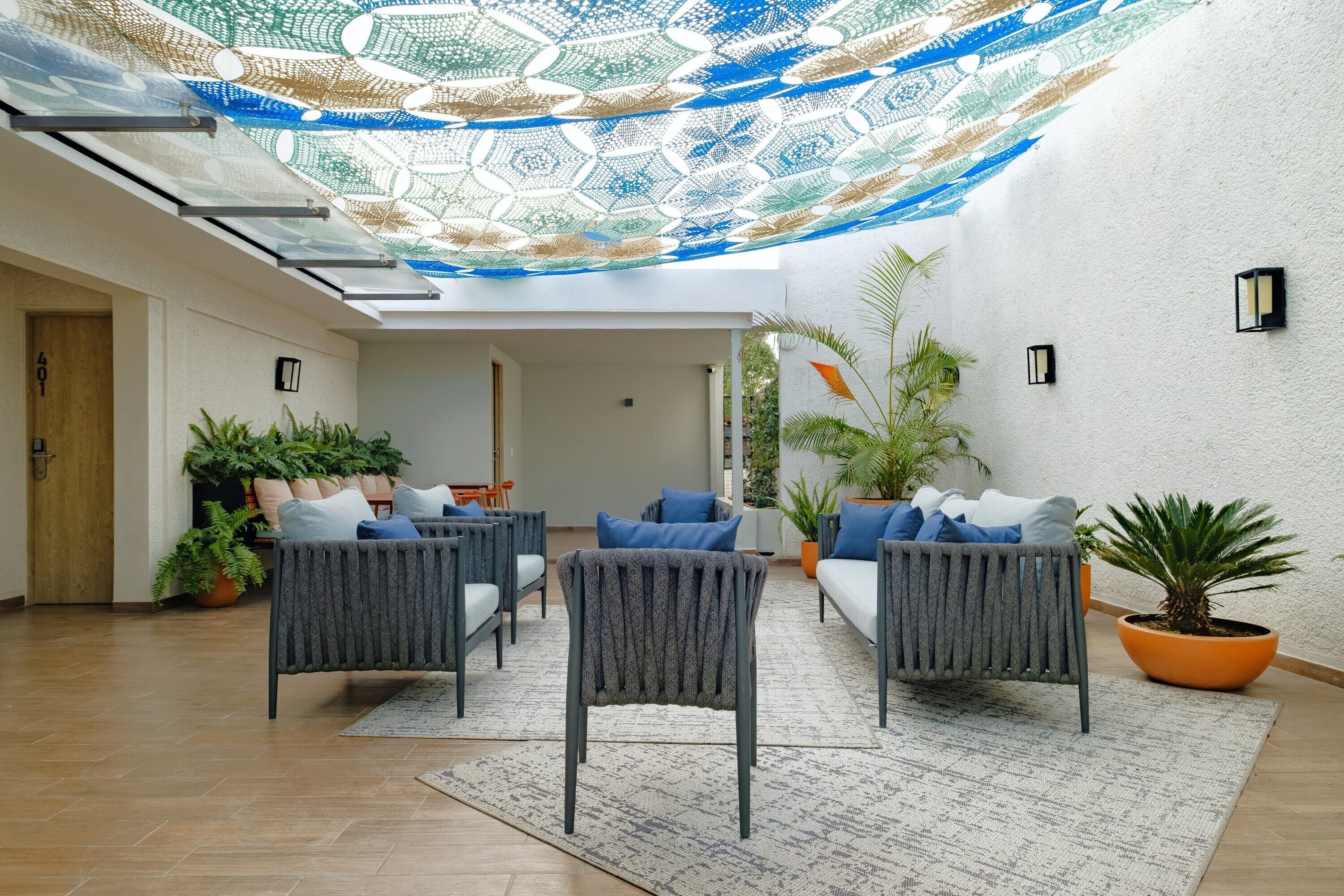 Terraza en la azotea