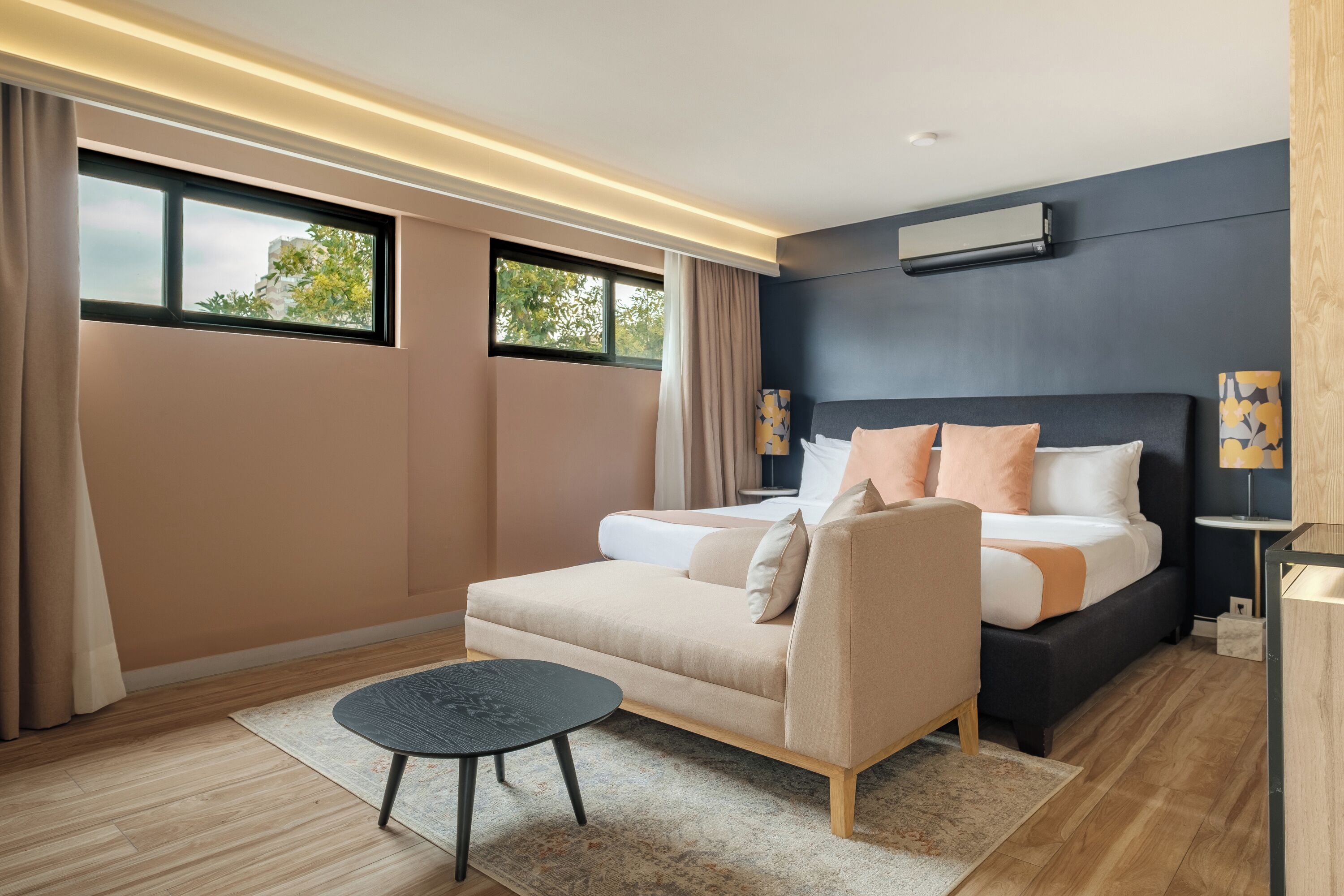 슈피리어룸 | 오리/거위털 이불, 객실 내 금고, 암막 커튼, 방음 설비