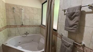 Shower, hair dryer
