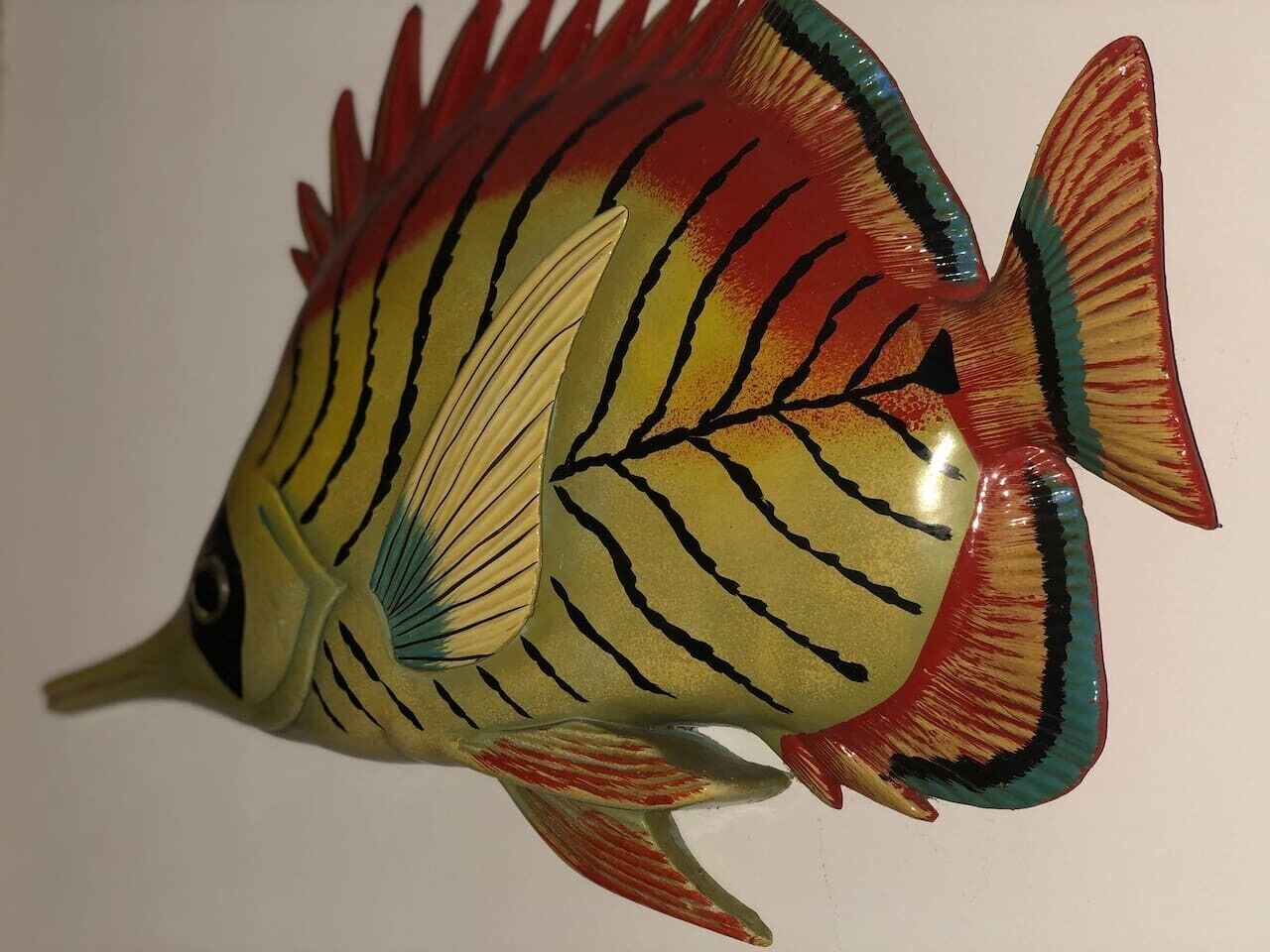 A fish-shaped object.