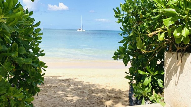 靠近海滩