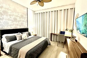 2 bedrooms, desk, iron/ironing board, free WiFi