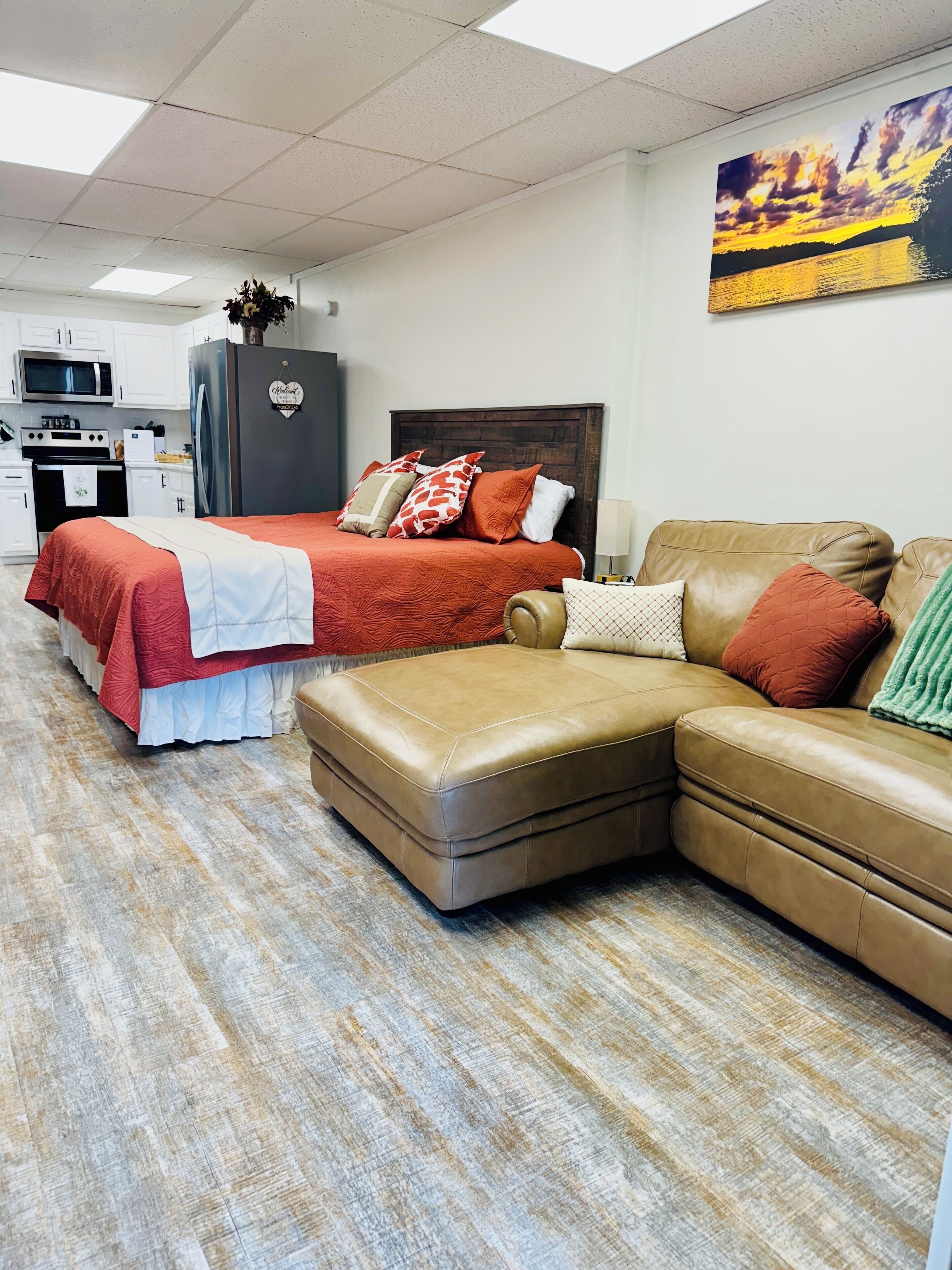 1 slaapkamer, een strijkplank/strijkijzer, wifi, beddengoed