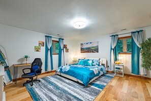 5 Schlafzimmer, Schreibtisch, kostenloses WLAN, Bettwäsche