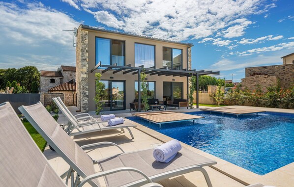 Una piscina climatizada