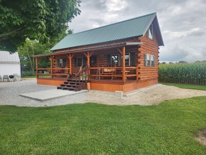 Charming 2-bedroom cabin in Carey with AC, WiFi