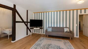 Fernseher, Tischtennisplatte