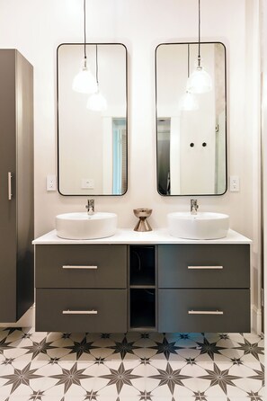 Towels, soap, toilet paper