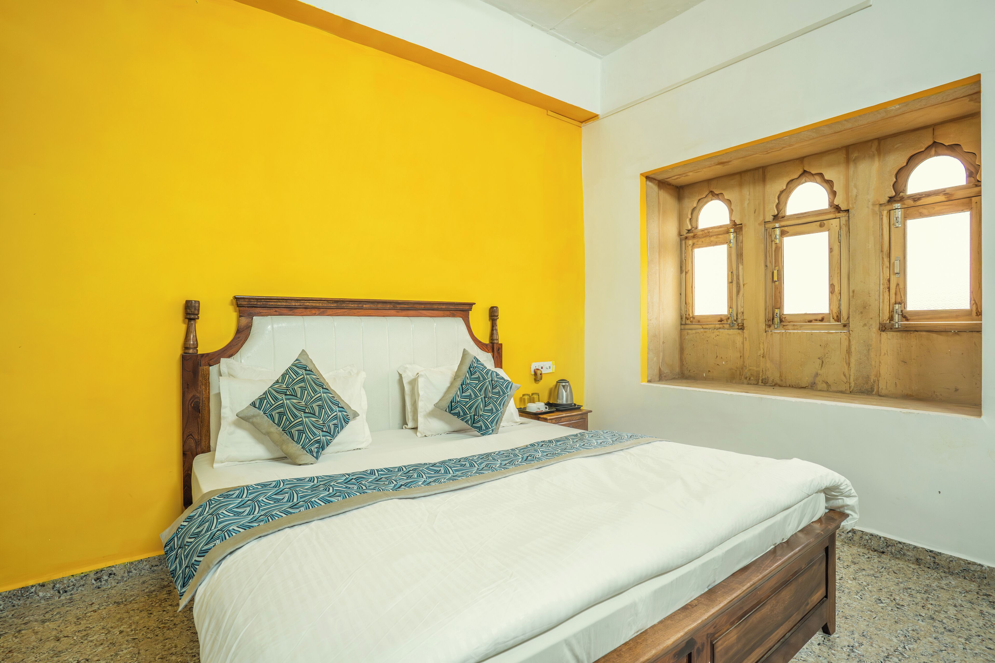 Royal-Doppelzimmer, Blick auf den Innenhof | Hochwertige Bettwaren, Zimmersafe, individuell eingerichtet