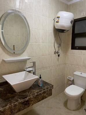 Shower, towels