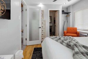 4 bedrooms, iron/ironing board, travel crib, WiFi