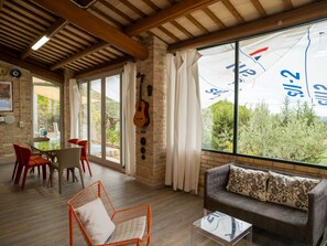 Blick von der Unterkunft