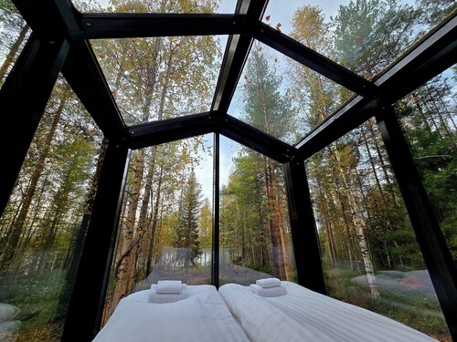 Sky Lodging ~ sleeping under the stars ~ charming 2-bedroom cottage in Rovaniemi