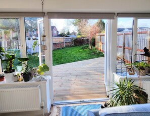 Blick von der Unterkunft