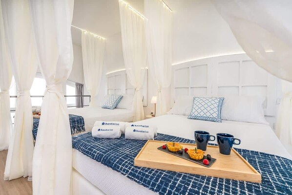 2 habitaciones, tabla de planchar con plancha, wifi y ropa de cama 