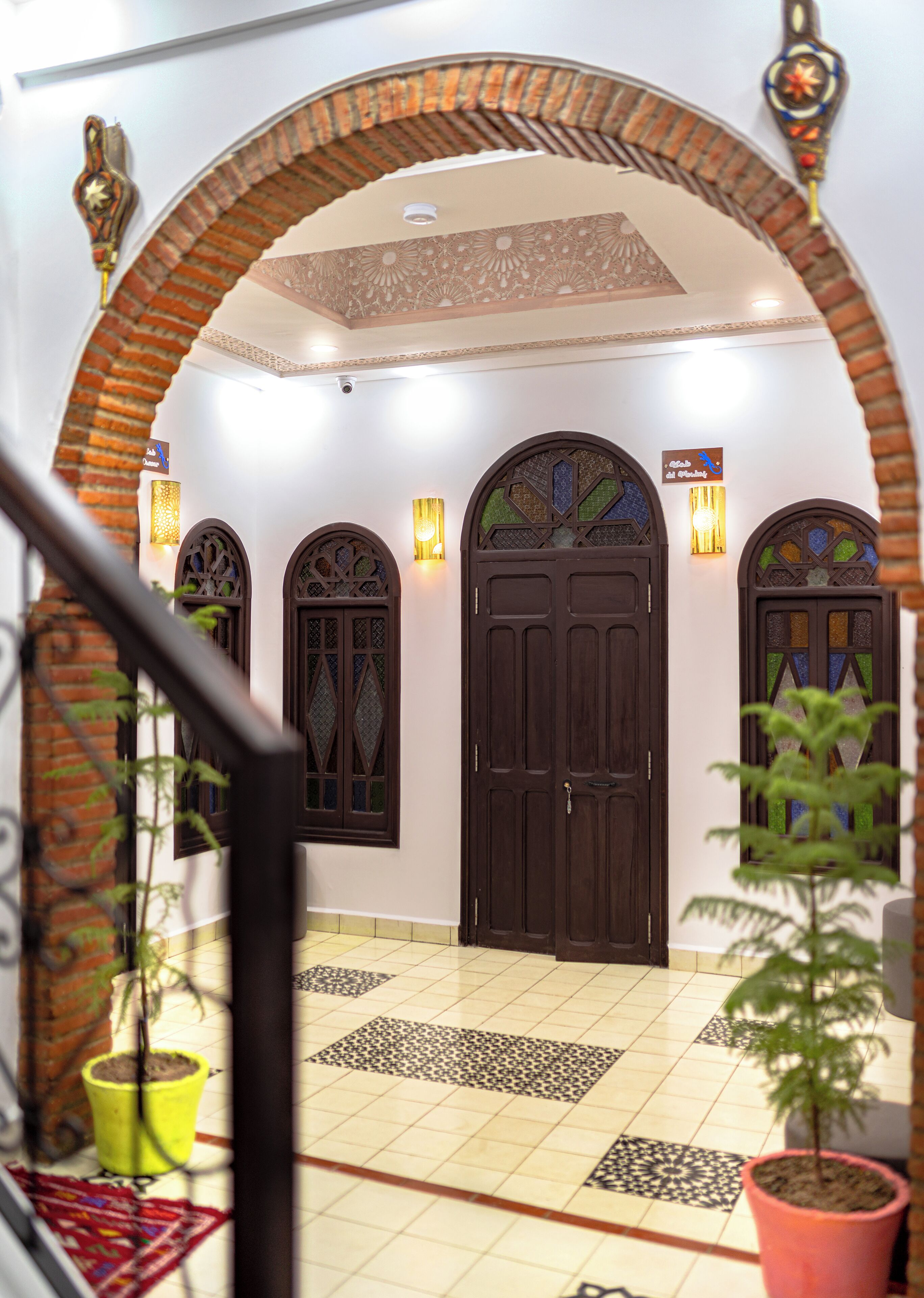Interior entrance