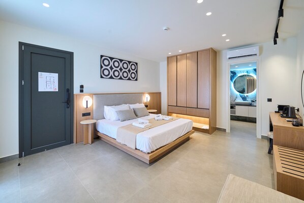 Deluxe Room | 1 bedroom, in-room safe, laptop workspace, blackout drapes - Monarco Executive Rooms (Rhodes)