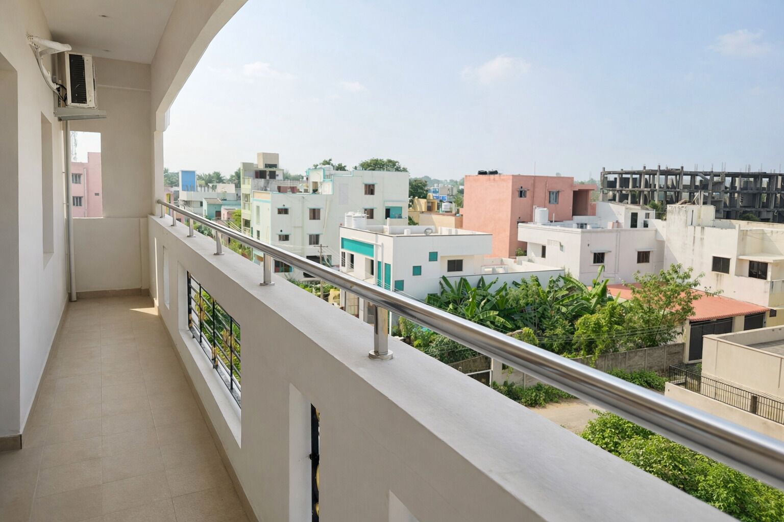Departamento familiar, 2 habitaciones, balcón, vista a la ciudad | 2 habitaciones, insonorización y wifi gratis 