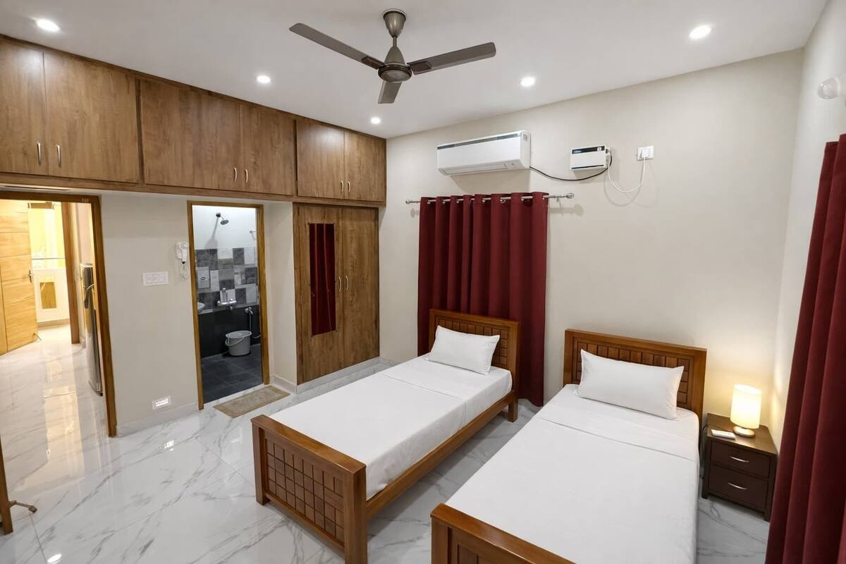 2 chambres, literie de qualité supérieure, couette en duvet d'oie