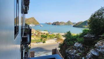 Traditional Double or Twin Room, Partial Ocean View | View from room