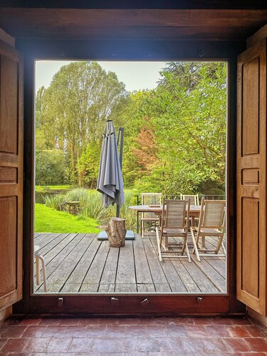 Bucolic restored mill with indoor pool in Le Perche