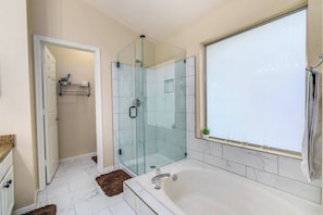 Shower, hair dryer
