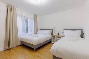 2 habitaciones, internet y ropa de cama