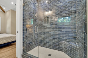 Shower, hair dryer
