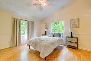 House (4 Bedrooms) | Interior - Porch, Yard & Creek Access: Spacious Sylva Home! (Sylva)