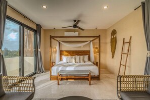 3 bedrooms, iron/ironing board, free WiFi, bed sheets - 3BR Deluxe PH w Private Pool + Rooftop (Tulum)