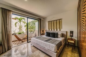 1 bedroom, iron/ironing board, WiFi, bed sheets - Central Sunrise Apt w SPA| Infinity Pool | Gym (Tulum)