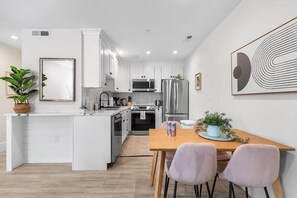 Fridge, microwave, oven, stovetop - Central 2-BR City Sanctuary - Commuter-Friendly (Washington DC)