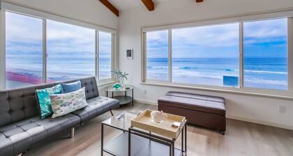 Mermaid`s Penthouse - 180 Degree Ocean Front Views in Mission Beach - BRAND NEW