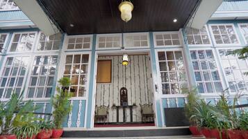 Overnatningsstedets facade