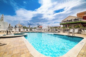Una piscina riscaldata
