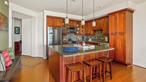 Fridge, microwave, oven, stovetop - Pili Mai 08D by Parrish Kauai (Koloa)