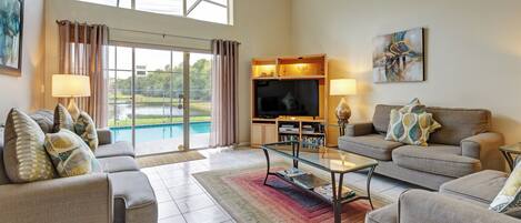 Fernseher, DVD-Player, Bücher, Computerbildschirme