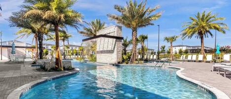 Una piscina climatizada