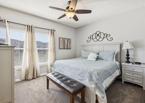 4 bedrooms, iron/ironing board, free WiFi, bed sheets